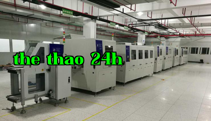 Vehicle electronic automatic assembly line
